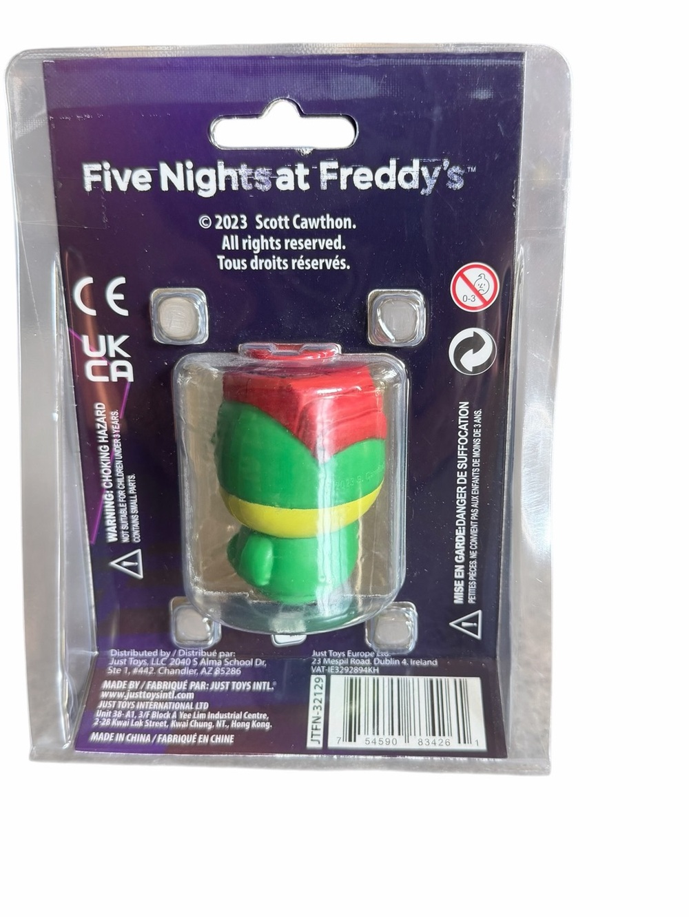 Montgomery Five Nights at Freddy's Security Breach Fidget Spinner NEW FNAF - Picture 3 of 3
